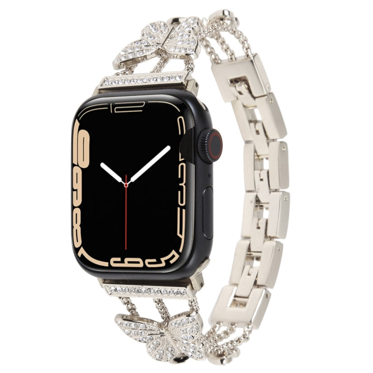 Cinturino metallo con diamanti per Apple Watch 41mm