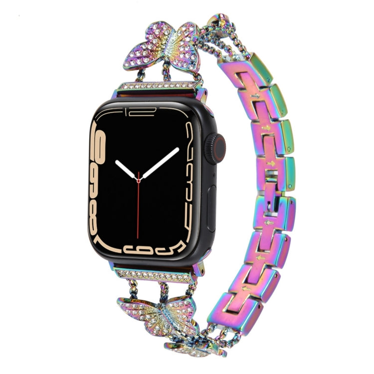 Cinturino metallo con diamanti per Apple Watch 41mm