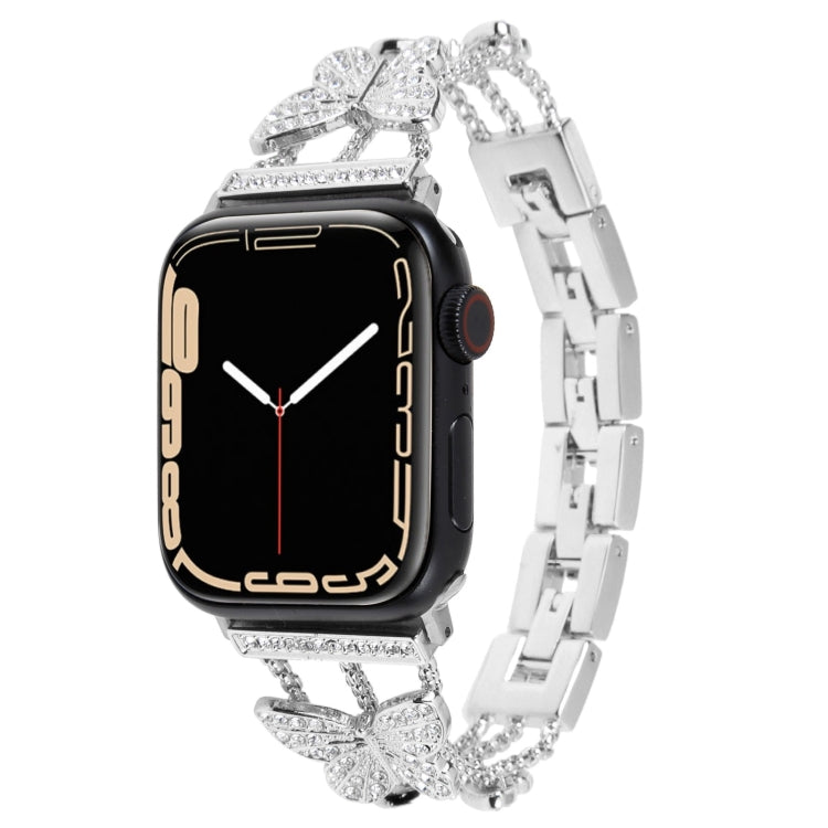 Cinturino metallo con diamanti per Apple Watch 41mm