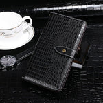 Custodia portafoglio in pelle con slot carte e supporto