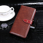 Custodia portafoglio in pelle con slot carte e supporto