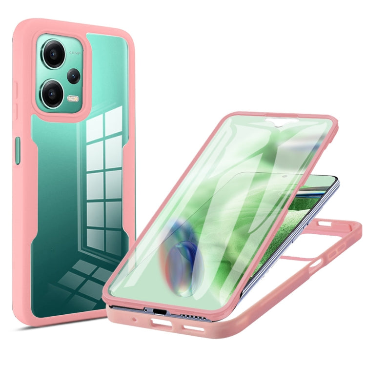 Custodia per telefono con copertura completa in acrilico + TPU a 360 gradi, For Xiaomi Redmi Note 12 5G / Poco X5, For Xiaomi Redmi Note 12 Pro 5G / Poco X5 Pro, For Samsung Galaxy A34 5G