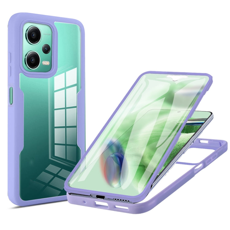 Custodia per telefono con copertura completa in acrilico + TPU a 360 gradi, For Xiaomi Redmi Note 12 5G / Poco X5, For Xiaomi Redmi Note 12 Pro 5G / Poco X5 Pro, For Samsung Galaxy A34 5G