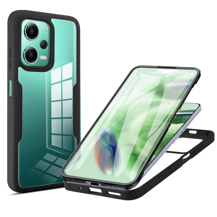 Custodia per telefono con copertura completa in acrilico + TPU a 360 gradi, For Xiaomi Redmi Note 12 5G / Poco X5, For Xiaomi Redmi Note 12 Pro 5G / Poco X5 Pro, For Samsung Galaxy A34 5G