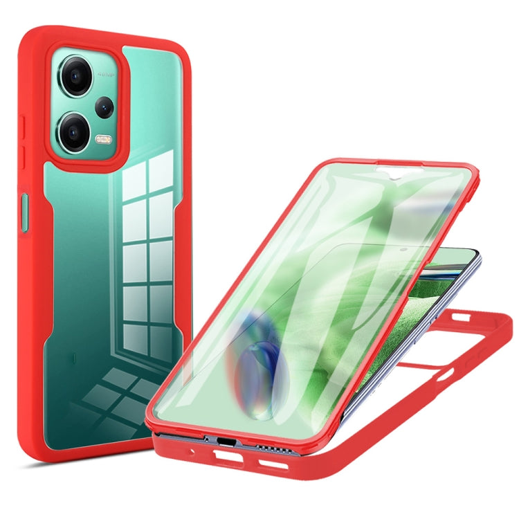 Custodia per telefono con copertura completa in acrilico + TPU a 360 gradi, For Xiaomi Redmi Note 12 5G / Poco X5, For Xiaomi Redmi Note 12 Pro 5G / Poco X5 Pro, For Samsung Galaxy A34 5G