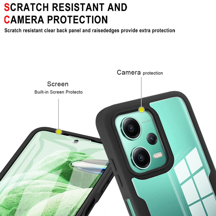 Custodia per telefono con copertura completa in acrilico + TPU a 360 gradi, For Xiaomi Redmi Note 12 5G / Poco X5, For Xiaomi Redmi Note 12 Pro 5G / Poco X5 Pro, For Samsung Galaxy A34 5G