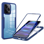 Custodia per telefono con copertura completa in acrilico + TPU a 360 gradi, For Xiaomi Redmi Note 12 5G / Poco X5, For Xiaomi Redmi Note 12 Pro 5G / Poco X5 Pro, For Samsung Galaxy A34 5G