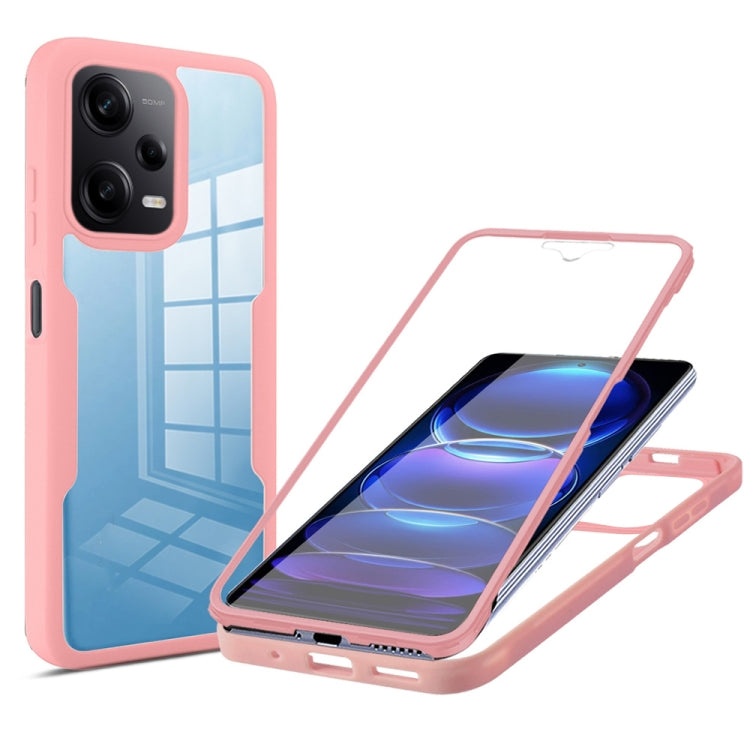 Custodia per telefono con copertura completa in acrilico + TPU a 360 gradi, For Xiaomi Redmi Note 12 5G / Poco X5, For Xiaomi Redmi Note 12 Pro 5G / Poco X5 Pro, For Samsung Galaxy A34 5G