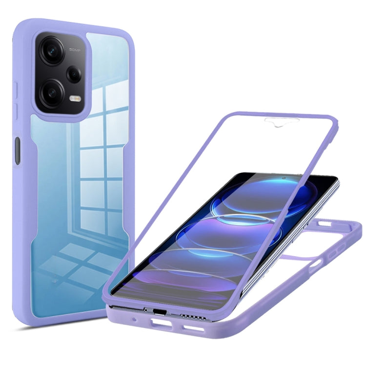 Custodia per telefono con copertura completa in acrilico + TPU a 360 gradi, For Xiaomi Redmi Note 12 5G / Poco X5, For Xiaomi Redmi Note 12 Pro 5G / Poco X5 Pro, For Samsung Galaxy A34 5G