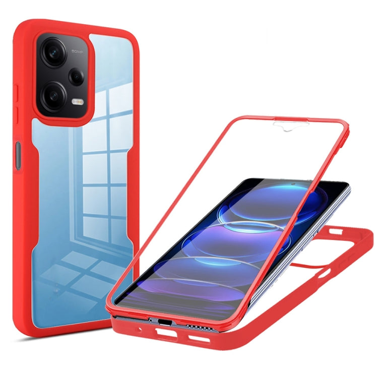 Custodia per telefono con copertura completa in acrilico + TPU a 360 gradi, For Xiaomi Redmi Note 12 5G / Poco X5, For Xiaomi Redmi Note 12 Pro 5G / Poco X5 Pro, For Samsung Galaxy A34 5G