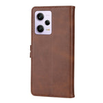 Custodia per telefono in pelle a conchiglia con motivo Happy Cat goffrato, For Xiaomi Redmi Note 12 5G Global, For Xiaomi Redmi Note 12 Pro 5G Global, For Xiaomi Redmi Note 12 Pro+ 5G Global, For Xiaomi 12T/12T Pro/Redmi K50 Ultra