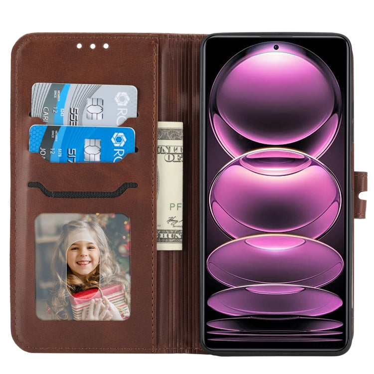 Custodia per telefono in pelle a conchiglia con motivo Happy Cat goffrato, For Xiaomi Redmi Note 12 5G Global, For Xiaomi Redmi Note 12 Pro 5G Global, For Xiaomi Redmi Note 12 Pro+ 5G Global, For Xiaomi 12T/12T Pro/Redmi K50 Ultra