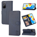 Custodia per telefono in pelle a conchiglia con motivo Happy Cat goffrato, For Xiaomi Redmi Note 12 5G Global, For Xiaomi Redmi Note 12 Pro 5G Global, For Xiaomi Redmi Note 12 Pro+ 5G Global, For Xiaomi 12T/12T Pro/Redmi K50 Ultra