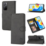 Custodia per telefono in pelle a conchiglia con motivo Happy Cat goffrato, For Xiaomi Redmi Note 12 5G Global, For Xiaomi Redmi Note 12 Pro 5G Global, For Xiaomi Redmi Note 12 Pro+ 5G Global, For Xiaomi 12T/12T Pro/Redmi K50 Ultra