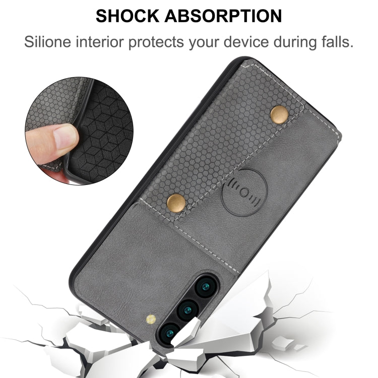 Custodia per telefono magnetica con doppia fibbia, For Samsung Galaxy S23+ 5G, For Samsung Galaxy S23 Ultra 5G, For Xiaomi Redmi Note 12 5G Global, For Xiaomi Redmi Note 12 Pro 5G Global