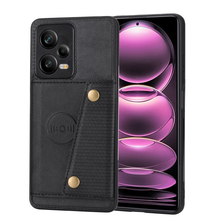 Custodia per telefono magnetica con doppia fibbia, For Samsung Galaxy S23+ 5G, For Samsung Galaxy S23 Ultra 5G, For Xiaomi Redmi Note 12 5G Global, For Xiaomi Redmi Note 12 Pro 5G Global