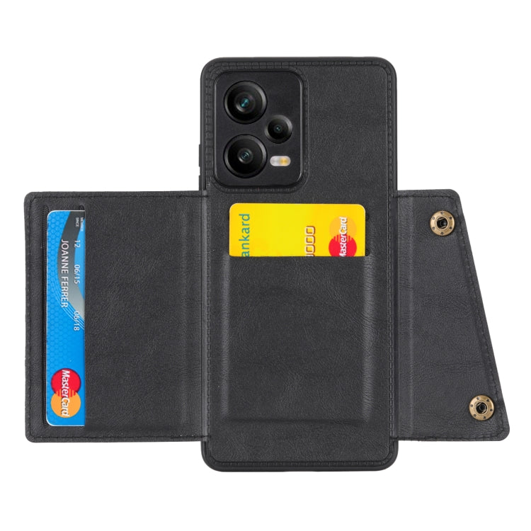 Custodia per telefono magnetica con doppia fibbia, For Xiaomi Redmi Note 12 Pro+ 5G Global, For Xiaomi 13, For Xiaomi 13 Pro, For Xiaomi Poco M5 4G