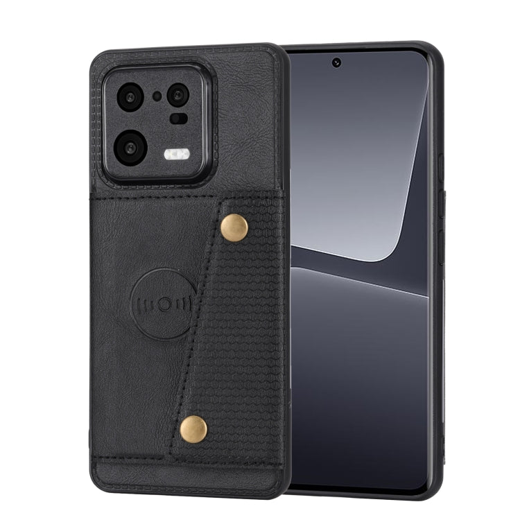 Custodia per telefono magnetica con doppia fibbia, For Xiaomi Redmi Note 12 Pro+ 5G Global, For Xiaomi 13, For Xiaomi 13 Pro, For Xiaomi Poco M5 4G