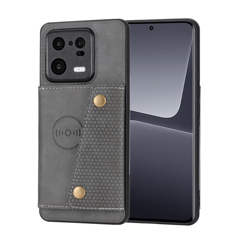 Custodia per telefono magnetica con doppia fibbia, For Xiaomi Redmi Note 12 Pro+ 5G Global, For Xiaomi 13, For Xiaomi 13 Pro, For Xiaomi Poco M5 4G