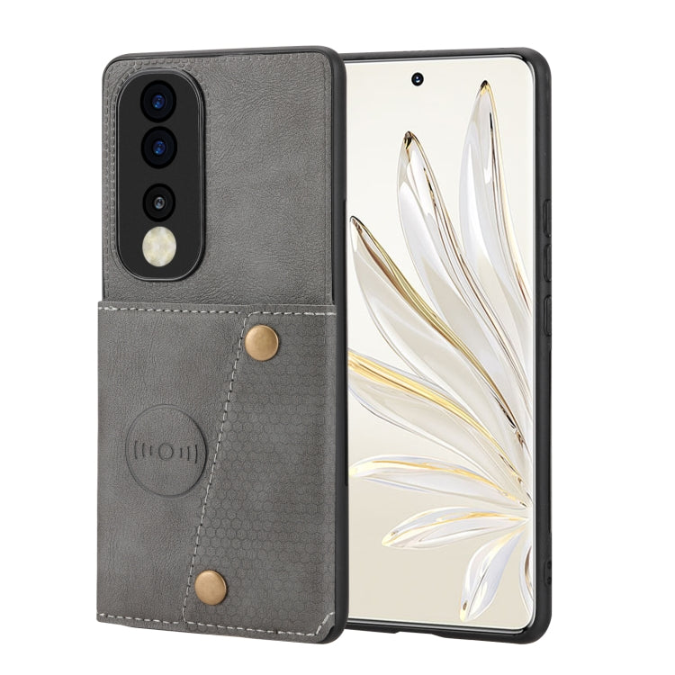 Custodia per telefono magnetica con doppia fibbia, For Honor 80, For Honor 80 Pro