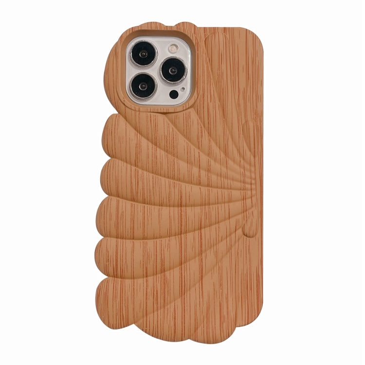 Custodia per cellulare in TPU a forma di conchiglia in legno, For iPhone 14, For iPhone 14 Plus, For iPhone 14 Pro, For iPhone 14 Pro Max