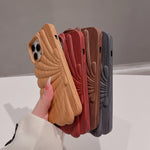 Custodia per cellulare in TPU a forma di conchiglia in legno, For iPhone 14, For iPhone 14 Plus, For iPhone 14 Pro, For iPhone 14 Pro Max