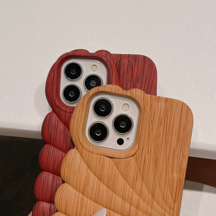 Custodia per cellulare in TPU a forma di conchiglia in legno, For iPhone 14, For iPhone 14 Plus, For iPhone 14 Pro, For iPhone 14 Pro Max