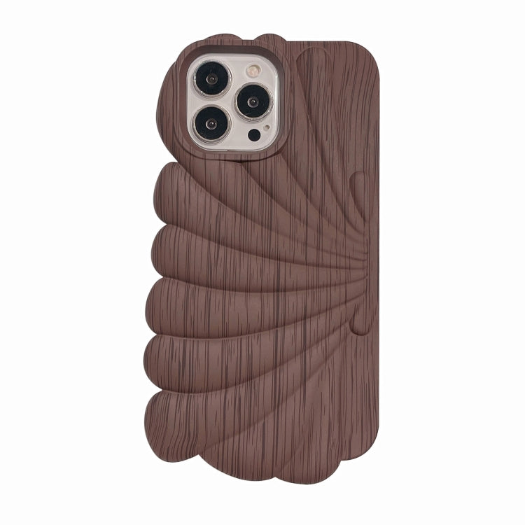 Custodia per cellulare in TPU a forma di conchiglia in legno, For iPhone 13, For iPhone 13 Pro, For iPhone 13 Pro Max, For iPhone 12