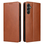Fierre Shann PU Custodia per telefono in vera pelle con texture in pelle, For Samsung Galaxy A14 5G, For Samsung Galaxy A23, For Samsung Galaxy A34 5G