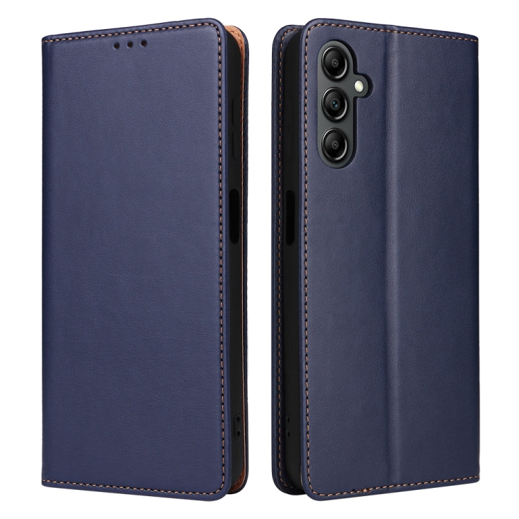 Fierre Shann PU Custodia per telefono in vera pelle con texture in pelle, For Samsung Galaxy A14 5G, For Samsung Galaxy A23, For Samsung Galaxy A34 5G