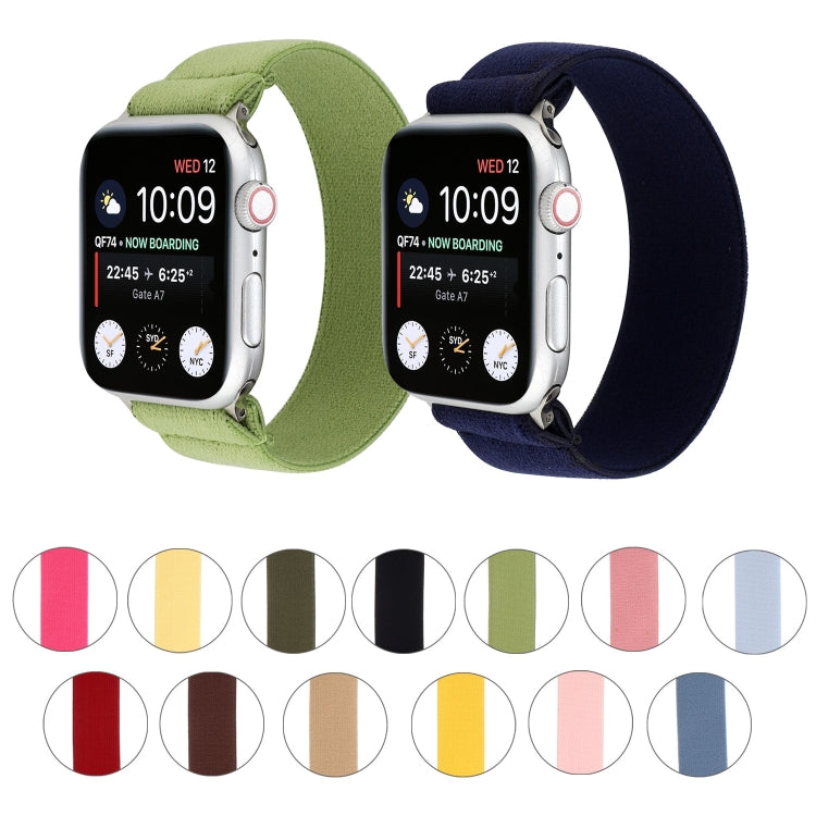 Cinturino per orologio in treccia di nylon elastico, For Apple Watch Series 8&7 41mm