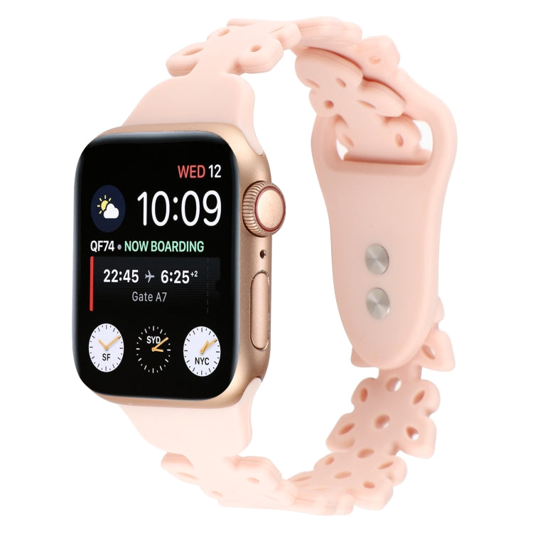 Cinturino in silicone cavo a farfalla, For Apple Watch Series 8&7 45mm