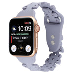Cinturino in silicone cavo a farfalla, For Apple Watch Series 8&7 45mm