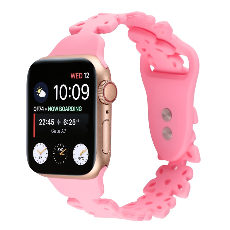 Cinturino in silicone cavo a farfalla, For Apple Watch Series 8&7 41mm
