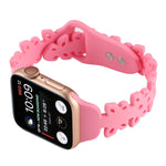 Cinturino in silicone cavo a farfalla, For Apple Watch Series 8&7 41mm