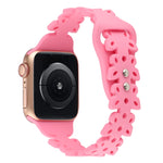 Cinturino in silicone cavo a farfalla, For Apple Watch Series 8&7 41mm