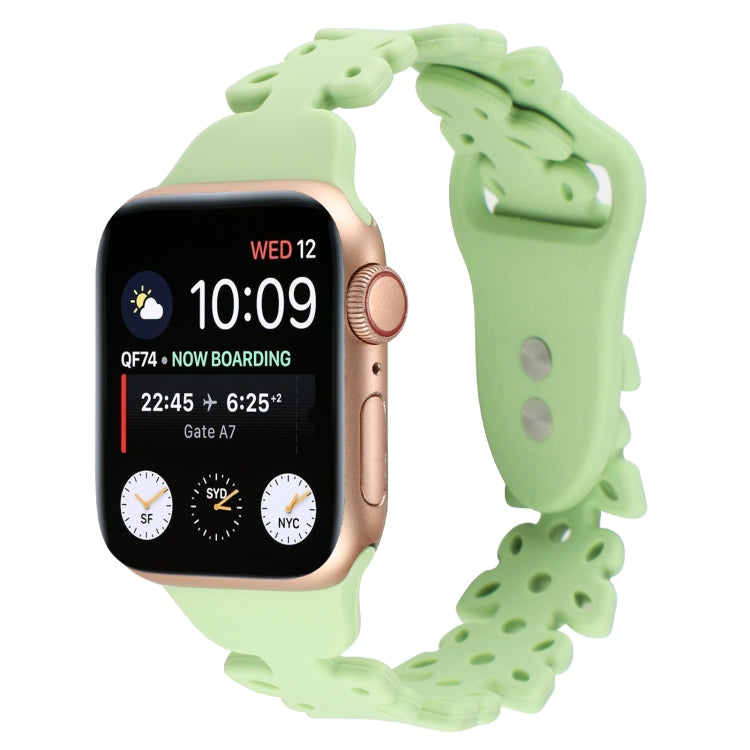 Cinturino in silicone cavo a farfalla, For Apple Watch Series 8&7 41mm