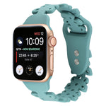 Cinturino in silicone cavo a farfalla, For Apple Watch Series 8&7 41mm