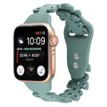 Cinturino in silicone cavo a farfalla, For Apple Watch Series 8&7 41mm