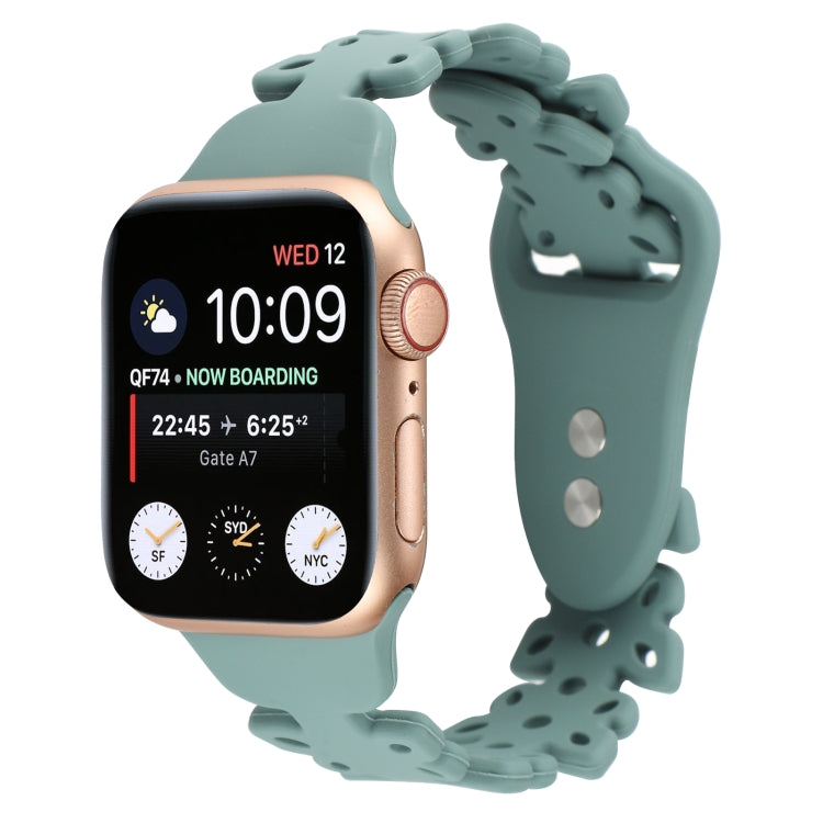 Cinturino in silicone cavo a farfalla, For Apple Watch Series 8&7 41mm