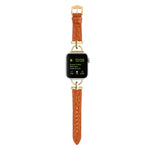 Cinturino per orologio in vera pelle coccodrillo con fibbia a D, For Apple Watch Series 8&7 45mm, For Apple Watch Series 8&7 41mm