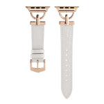 Cinturino per orologio in vera pelle coccodrillo con fibbia a D, For Apple Watch Series 8&7 45mm, For Apple Watch Series 8&7 41mm