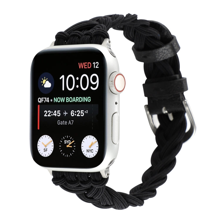 Cinturino per orologio a treccia di nylon elastica singola, For Apple Watch Series 8&7 45mm, For Apple Watch Series 8&7 41mm