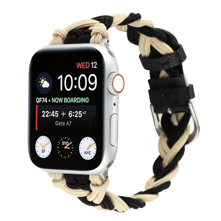 Cinturino per orologio a treccia di nylon elastica singola, For Apple Watch Series 8&7 45mm, For Apple Watch Series 8&7 41mm