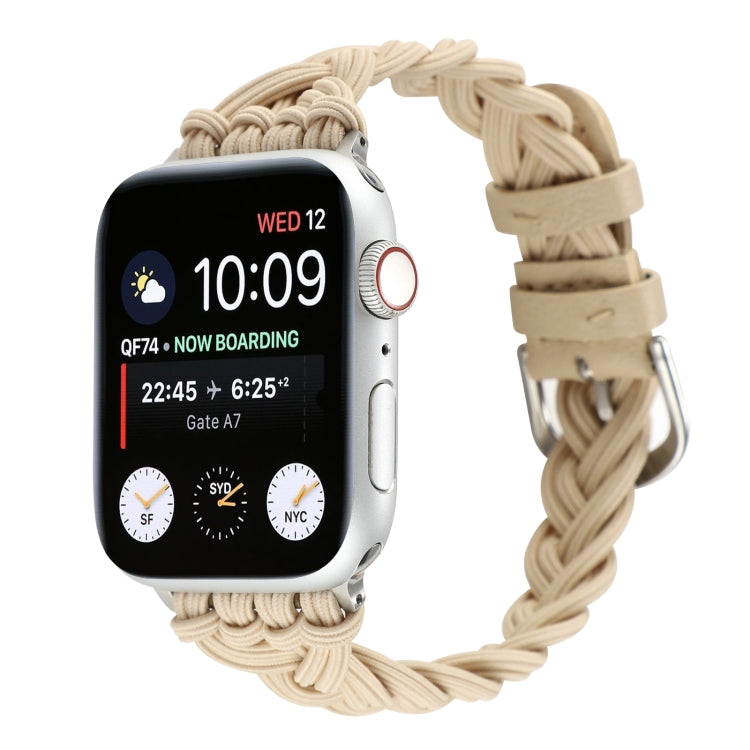 Cinturino per orologio a treccia di nylon elastica singola, For Apple Watch Series 8&7 45mm, For Apple Watch Series 8&7 41mm