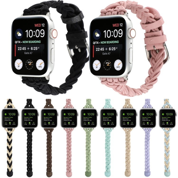 Cinturino per orologio a treccia di nylon elastica singola, For Apple Watch Series 8&7 45mm, For Apple Watch Series 8&7 41mm