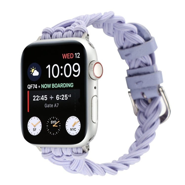 Cinturino per orologio a treccia di nylon elastica singola, For Apple Watch Series 8&7 45mm, For Apple Watch Series 8&7 41mm
