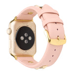 Cinturino per orologio in vera pelle rivettata a fila singola, For Apple Watch Series 8&7 45mm, For Apple Watch Series 8&7 41mm