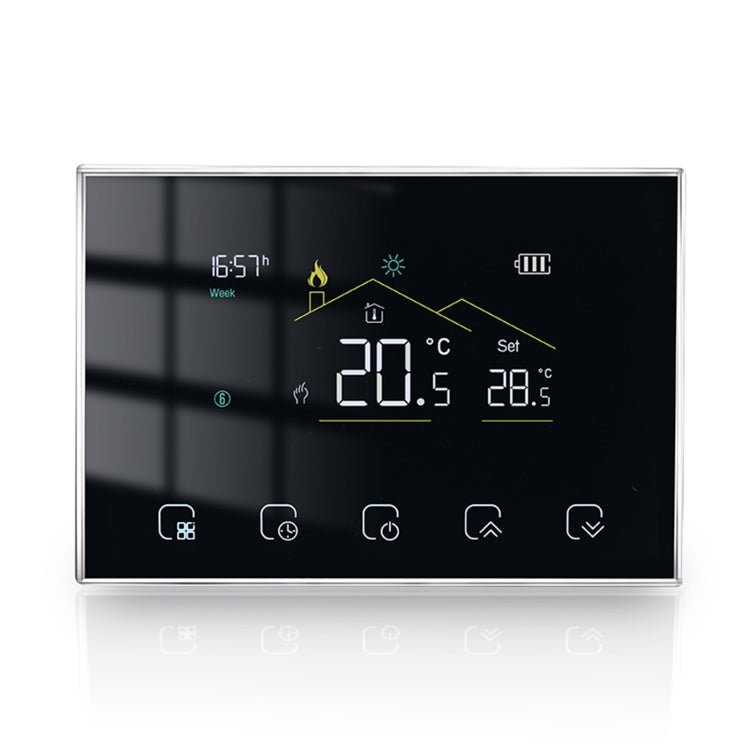 Termostato con schermo LED intelligente wireless serie BHT-8000RF-VA senza WiFi, Electric Heating, Electric Boiler Heating, Boiler Heating, Water Heating, Hydroelectric Heating, Water Boiler Heating