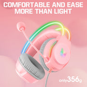 Cuffia da gioco cablata X26 USB + 3,5 mm RGB, X26